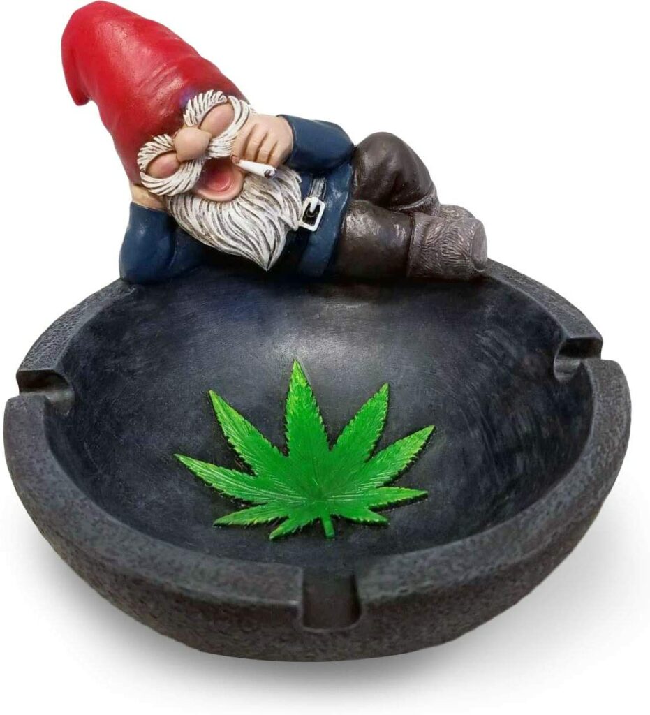 Marijuana Smoking Garden Gnome