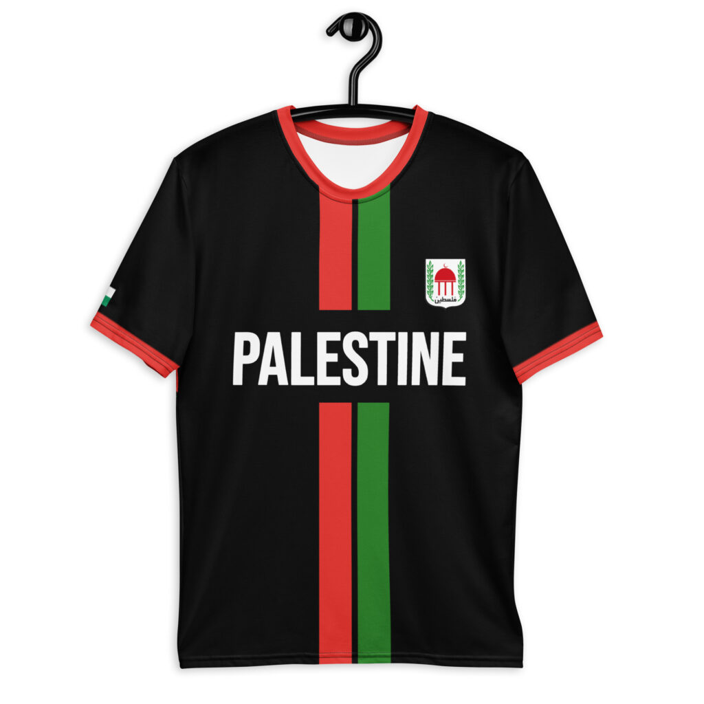 Fifth Degree™ Palestine Football Shirt Freedom Clothing All Over Print Jersey T-Shirt Unisex Outfit Fashion